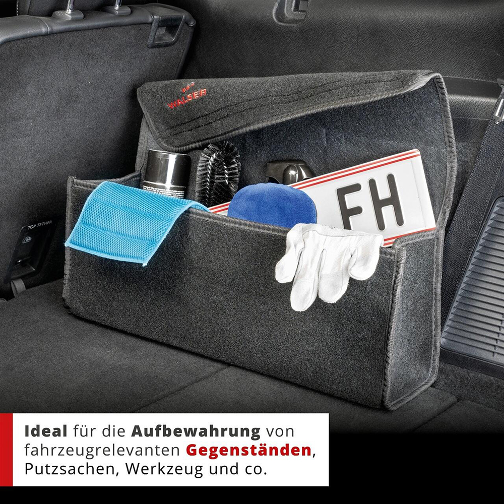 Organizator portbagaj WALSER XL, 57 x 16 x 21 cm. negru