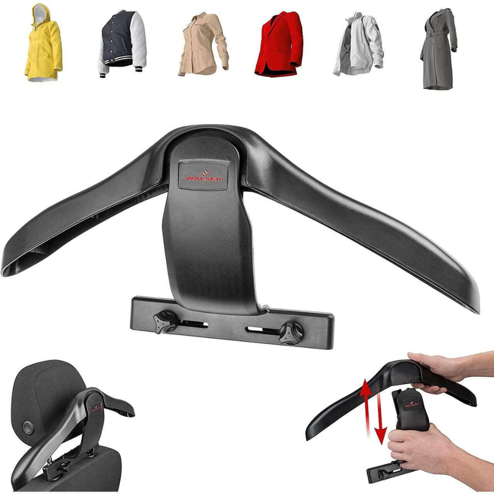 Umeras haine auto pentru tetiera WALSER 30330, negru