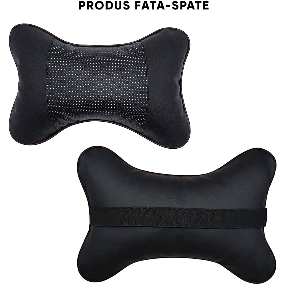 Perne tetiera ROLL FAST 50057R, 27 x 17 x 8 cm, 2buc, negru