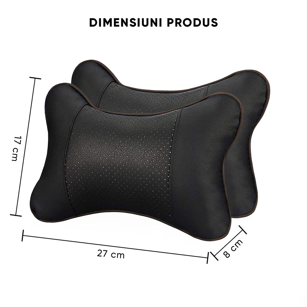 Perne tetiera ROLL FAST 50057R, 27 x 17 x 8 cm, 2buc, negru