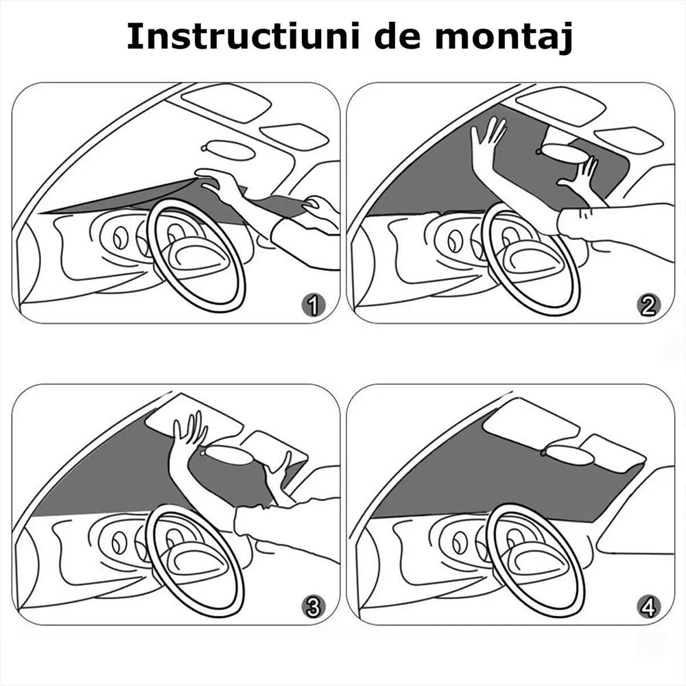 Parasolar parbriz ROLL FAST 50105R, 175 x 95cm