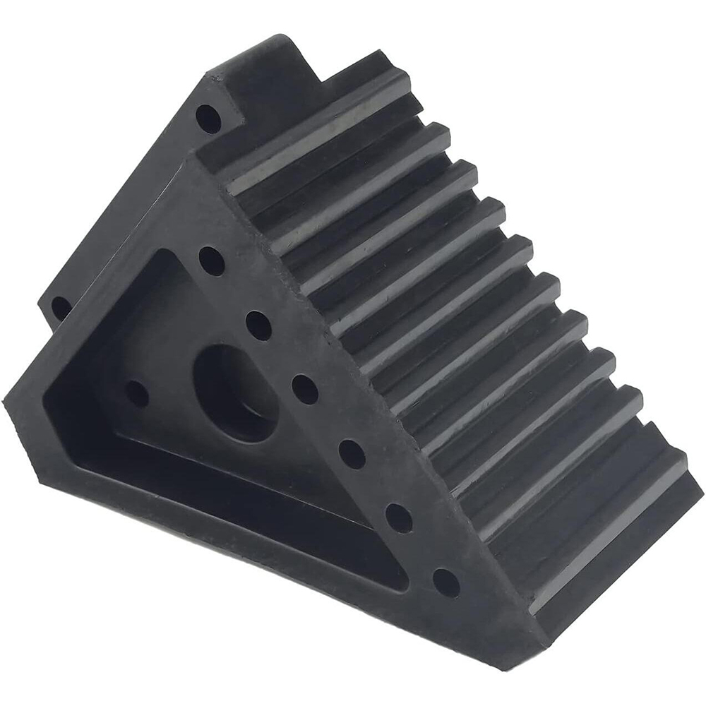 Cale blocare roti ROLL FAST 56480R, cauciuc, negru, 2buc