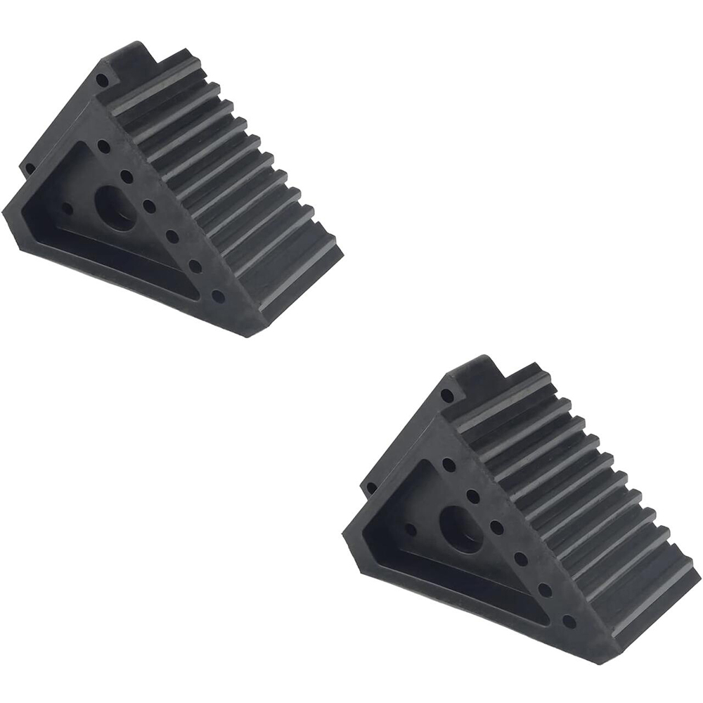 Cale blocare roti ROLL FAST 56480R, cauciuc, negru, 2buc