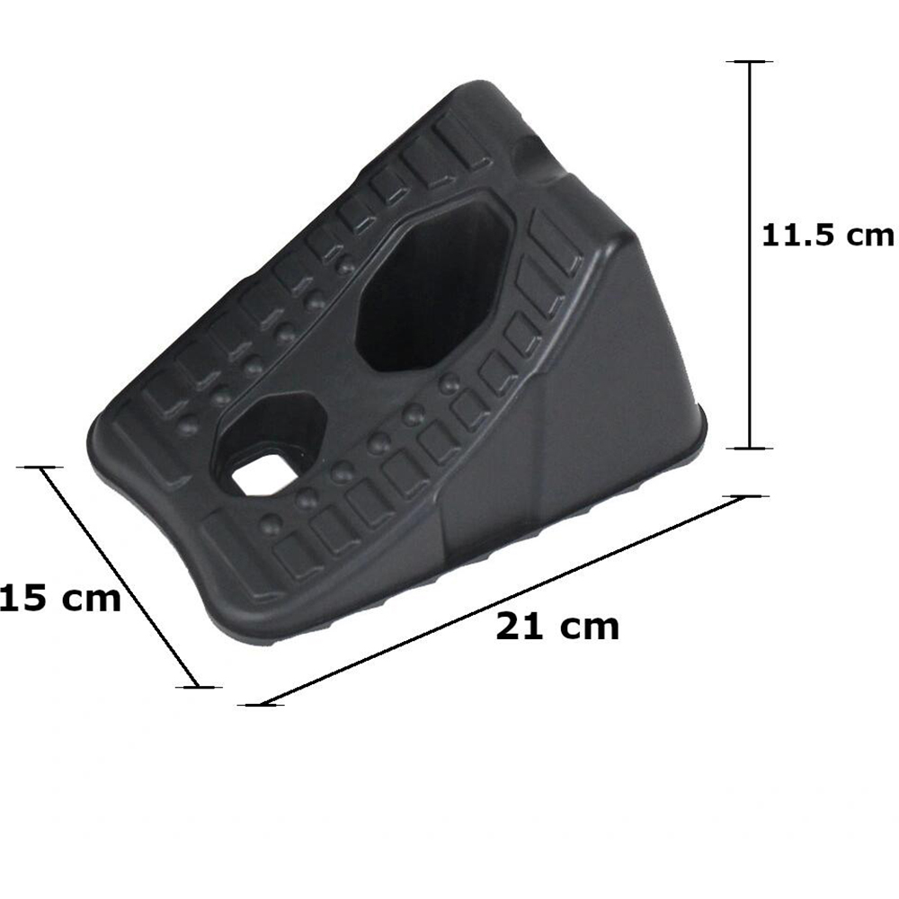Cale roti ROLL FAST 56500R, plastic, negru, 2buc