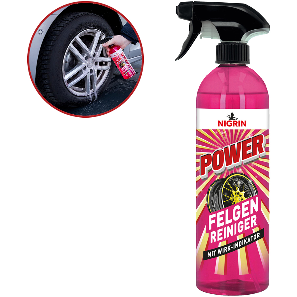 Gel curatare jante auto NIGRIN Power Cleaner, 750ml