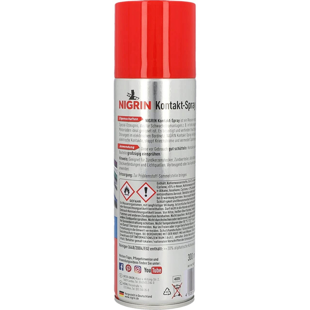 Spray contacte electrice NIGRIN 74031, 300ml
