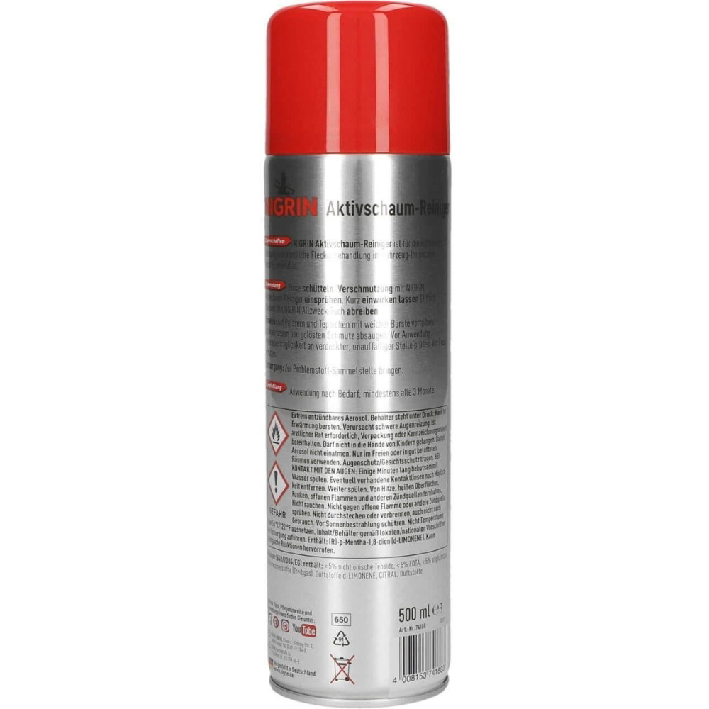 Spuma curatare NIGRIN 74188, 500ml