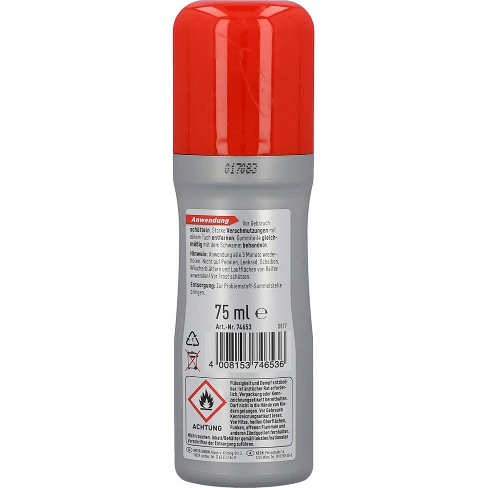 Spray intretinere cauciuc si plastic NIGRIN 74653, 75ml