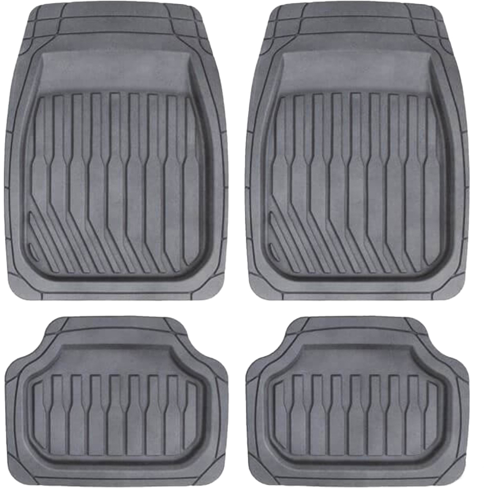 Set 4 covorase auto ROLL FAST 74917R, PVC, 4 buc, negru