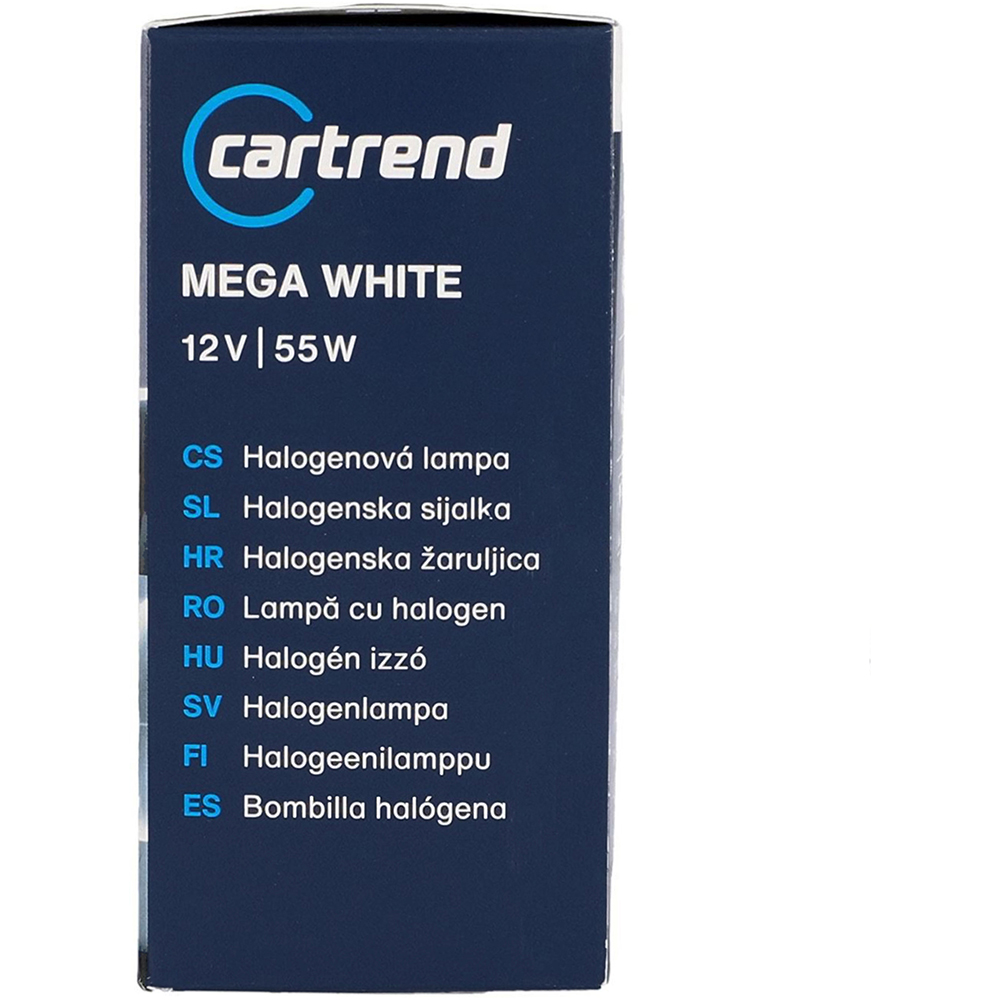 Set becuri auto CARTREND Mega White, +30%, H7. 55W, 12V, 2buc
