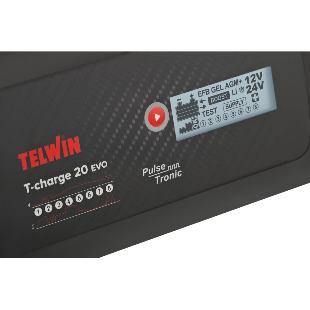Redresor auto TELWIN T-Charge 20 Evo, 12V/20V, 8A