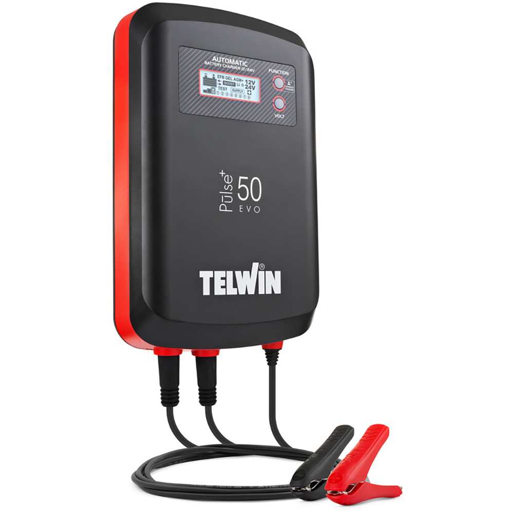 Redresor auto TELWIN Pulse 50 Evo, 12V/20V, 45/23A
