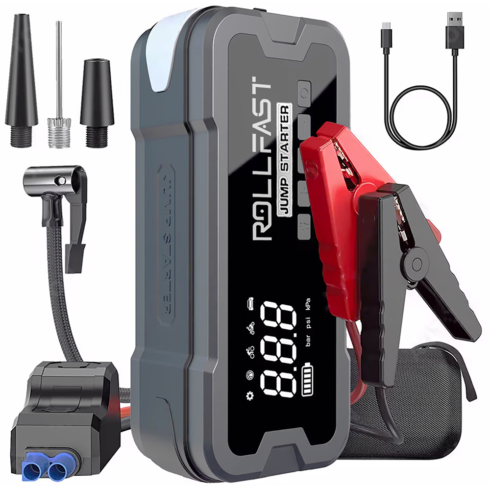 Starter auto cu compresor aer ROLL FAST 90082R, 12V, 4000A