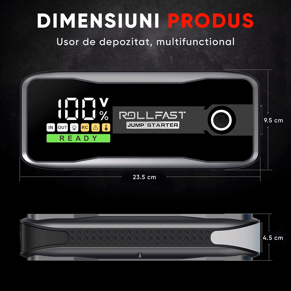 Starter auto ROLL FAST 90083R, 12V, 6000A
