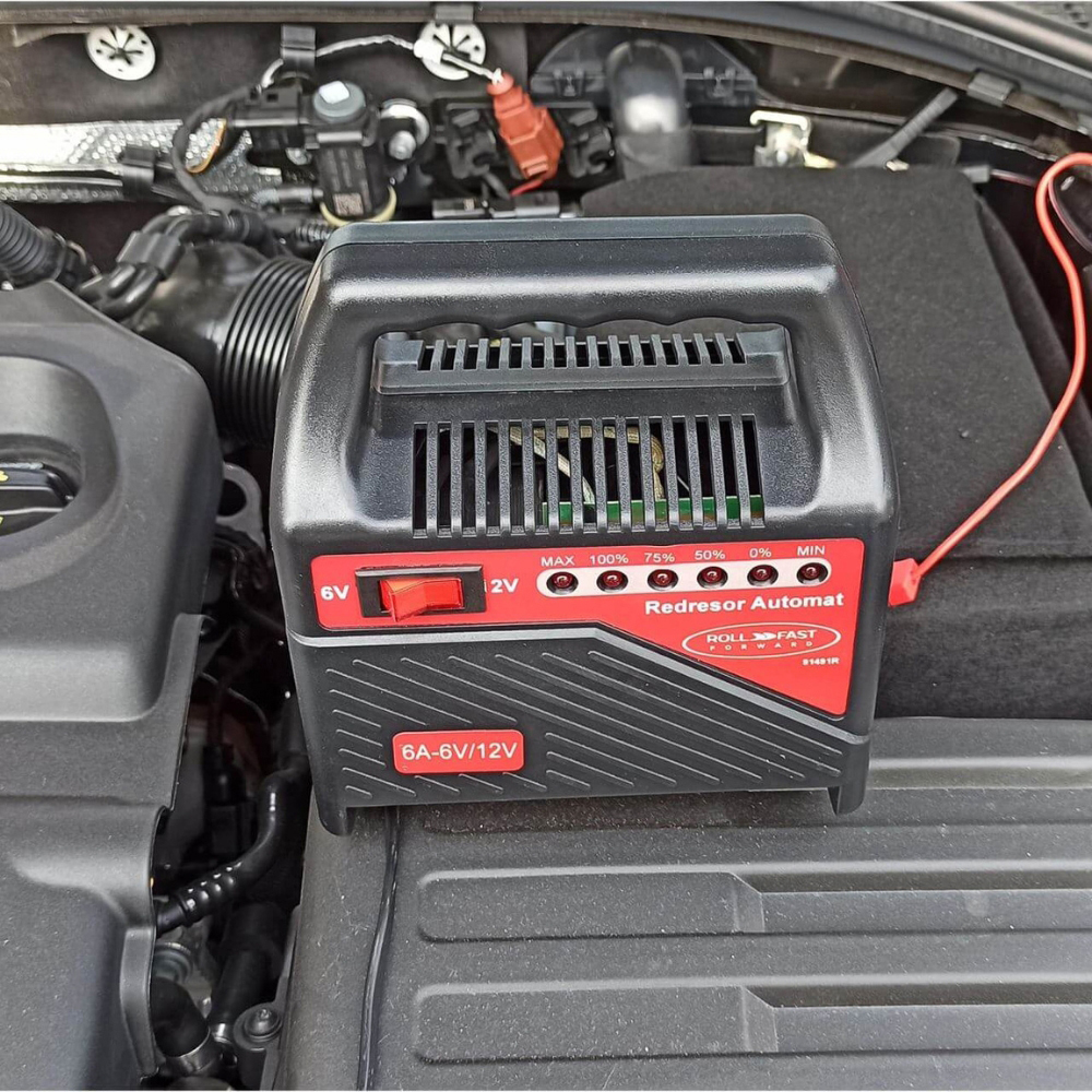 Redresor auto ROLL FAST 91491R, 6V/12V, 6A