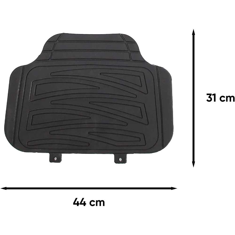 Set 4 covorase auto ROLL FAST 91571R Racer, PVC, 4 buc, negru