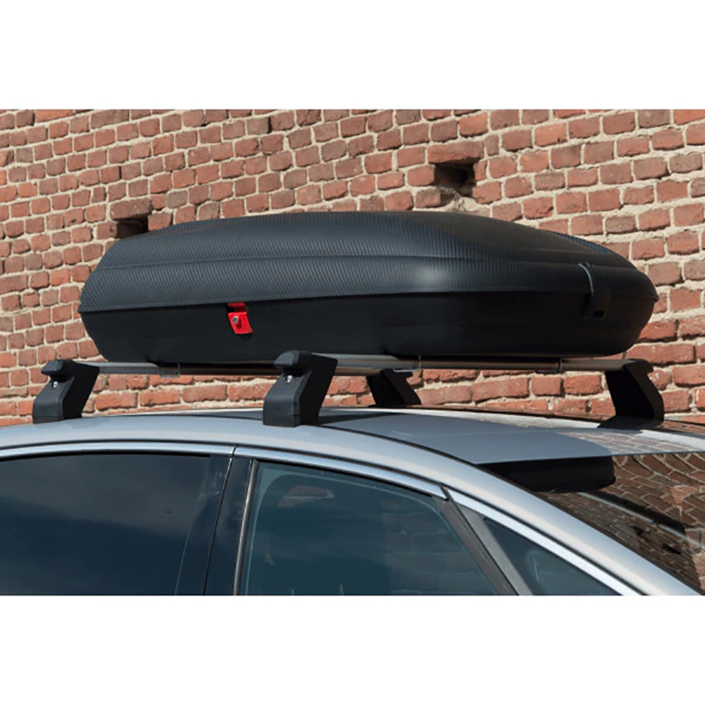 Cutie portbagaj CARBON LOOK 320, 320l, negru mat 