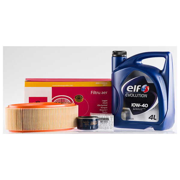 Kit schimb ulei Plus ELF pentru Dacia Logan 1.6 Mpi