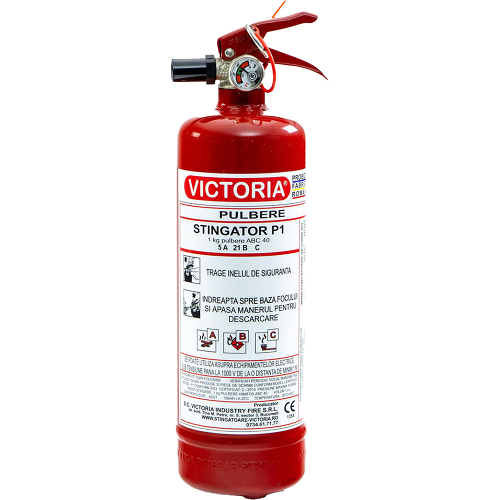 Stingator auto cu pulbere VICTORIA, ABC P1, 1kg