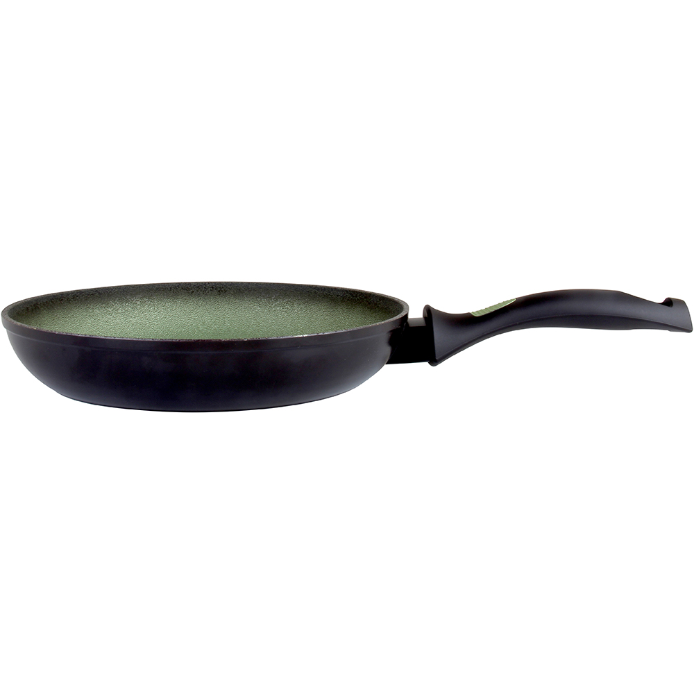 Tigaie AMERCOOK Avocado AC0108401.24, 24 cm, aluminiu forjat, negru-verde