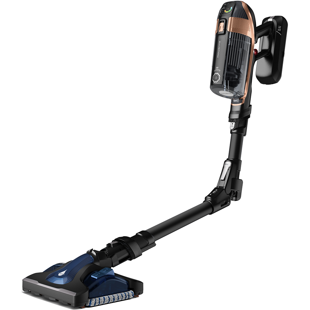 Aspirator vertical ROWENTA X-Force Flex 15.60 RH99G1WO, 0.9l, 32.4V, autonomie max 80 min, negru-auriu