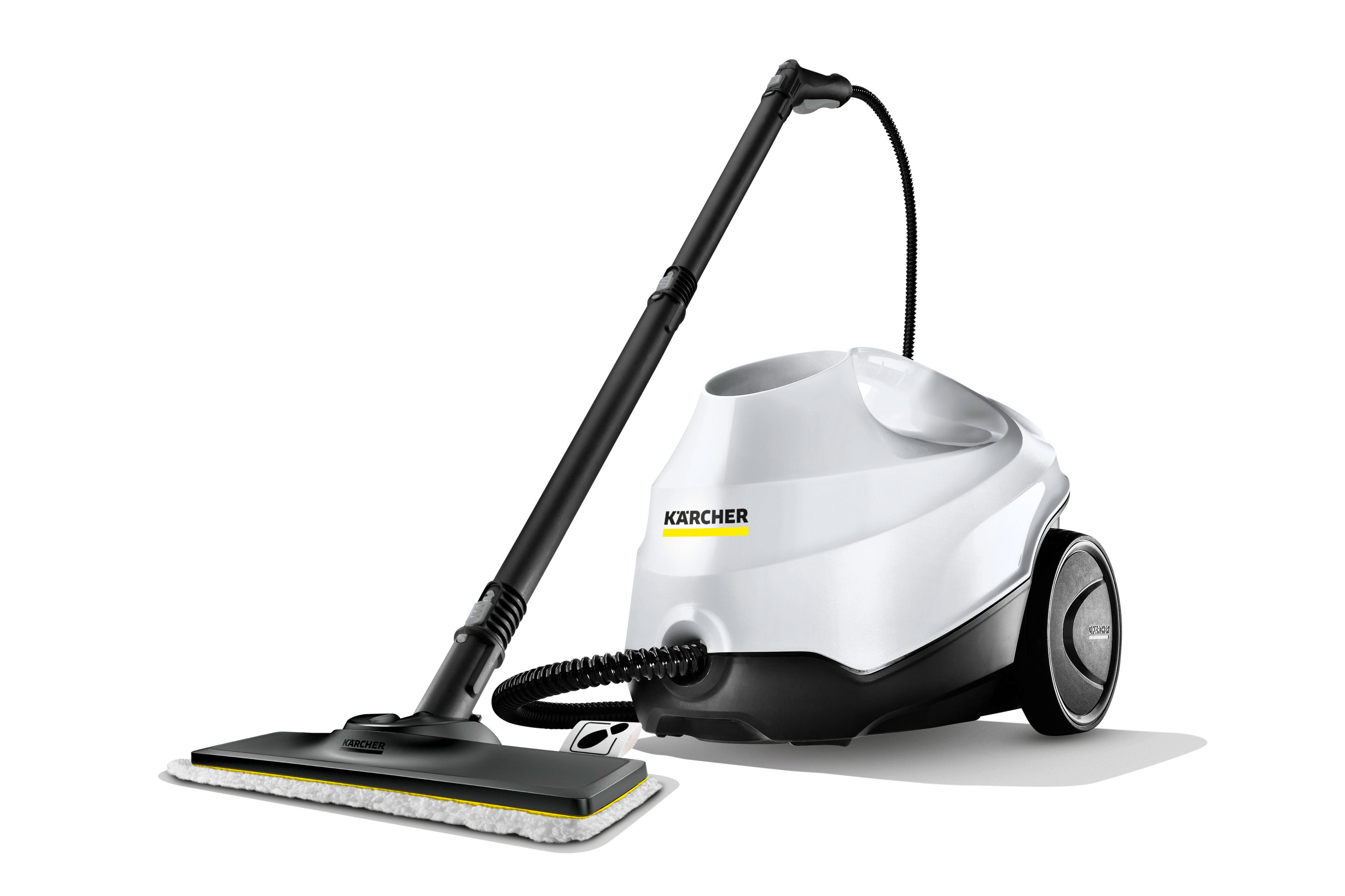 Aparat de curatat cu abur KARCHER SC 3 Easyfix + Window Nozzle 15136640, 1l, 1900W, alb-negru