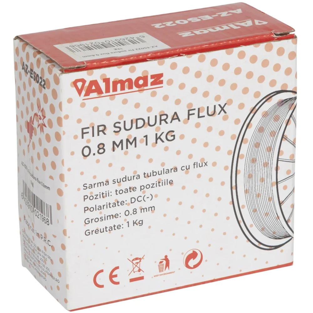 Sarma sudura ALMAZ, D 0.8 mm, 1 kg, gri