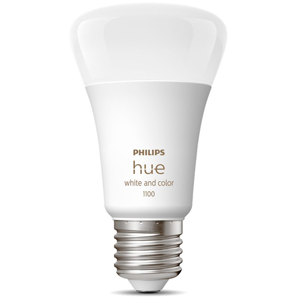 Bec LED Smart PHILIPS Hue 8719514291171, E27, 9W, 1.100lm, lumina variabila