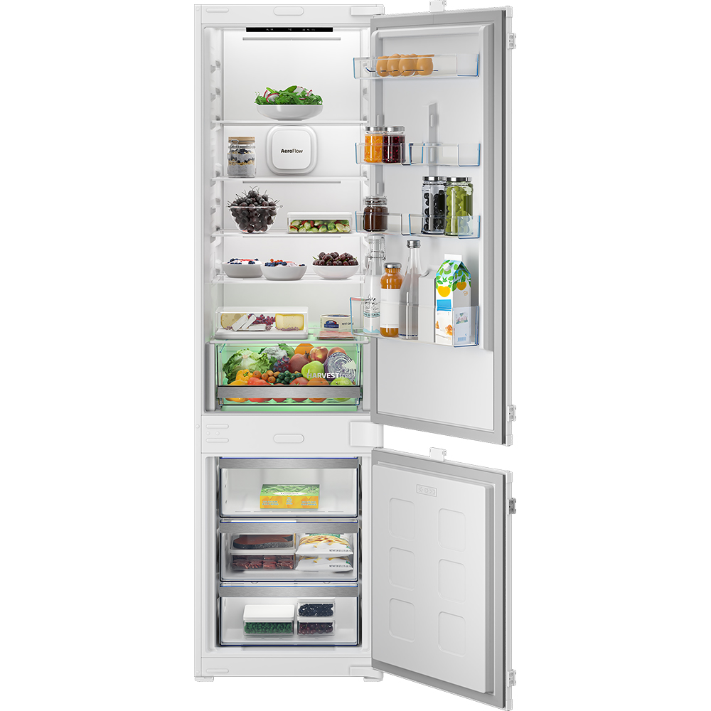 Combina frigorifica incorporabila BEKO B3BCNA324HS, No Frost, 300 l, H 193.5 cm, Clasa E