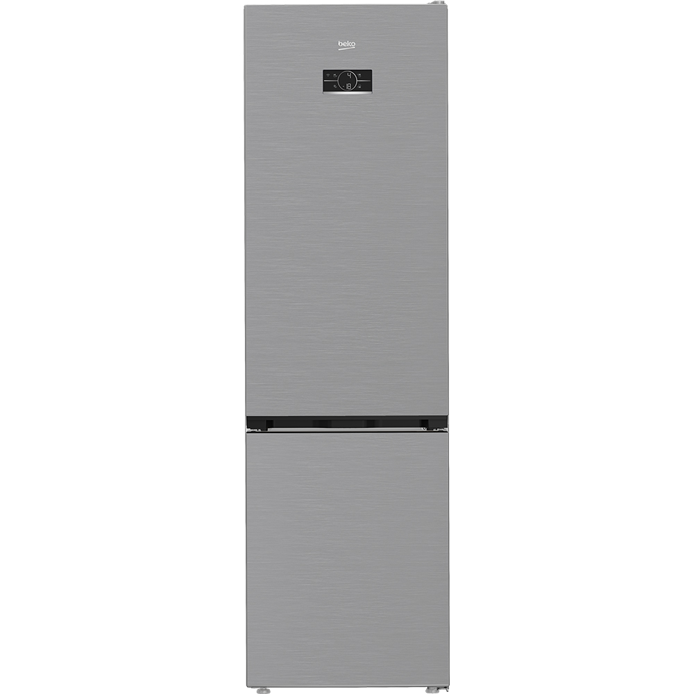 Combina frigorifica BEKO B3RCNA415HXB1, No Frost, 415 l, H 203.5 cm, Clasa D, argintiu