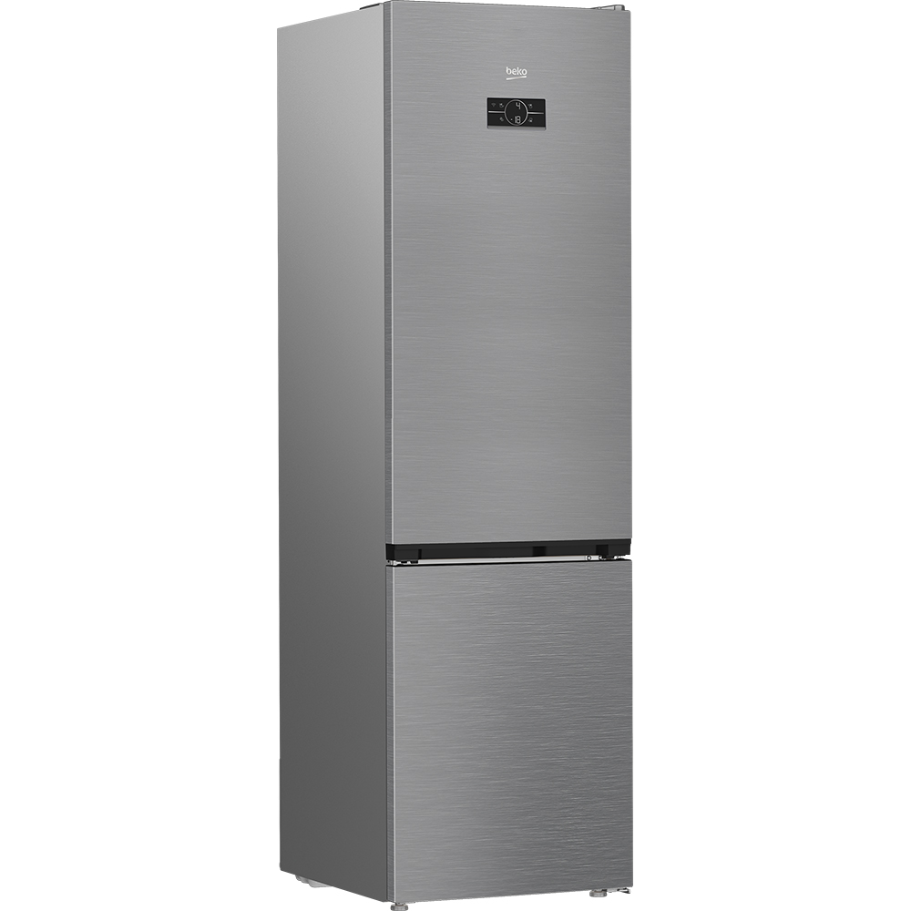Combina frigorifica BEKO B3RCNA415HXB1, No Frost, 415 l, H 203.5 cm, Clasa D, argintiu