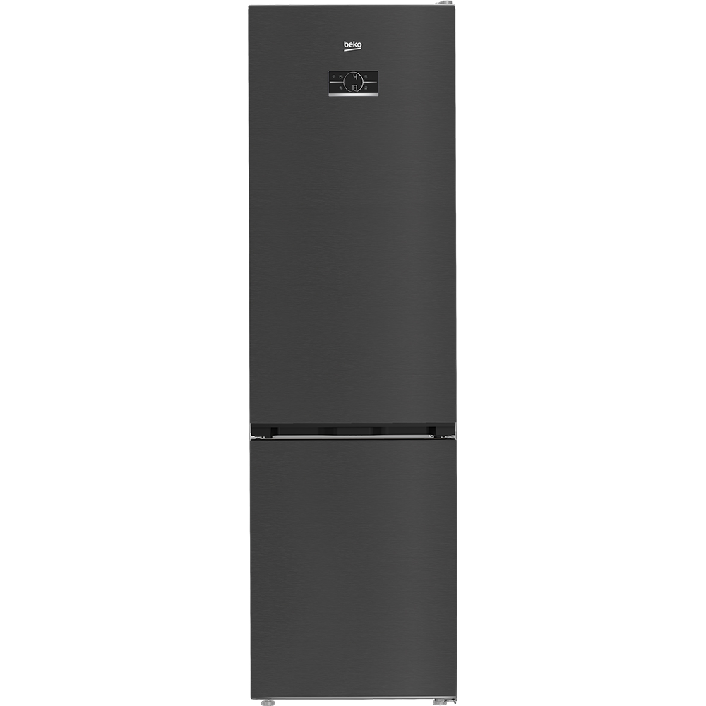 Combina frigorifica BEKO B3RCNA415HXBR, No Frost, 415 l, H 203.5 cm, Clasa D, dark inox