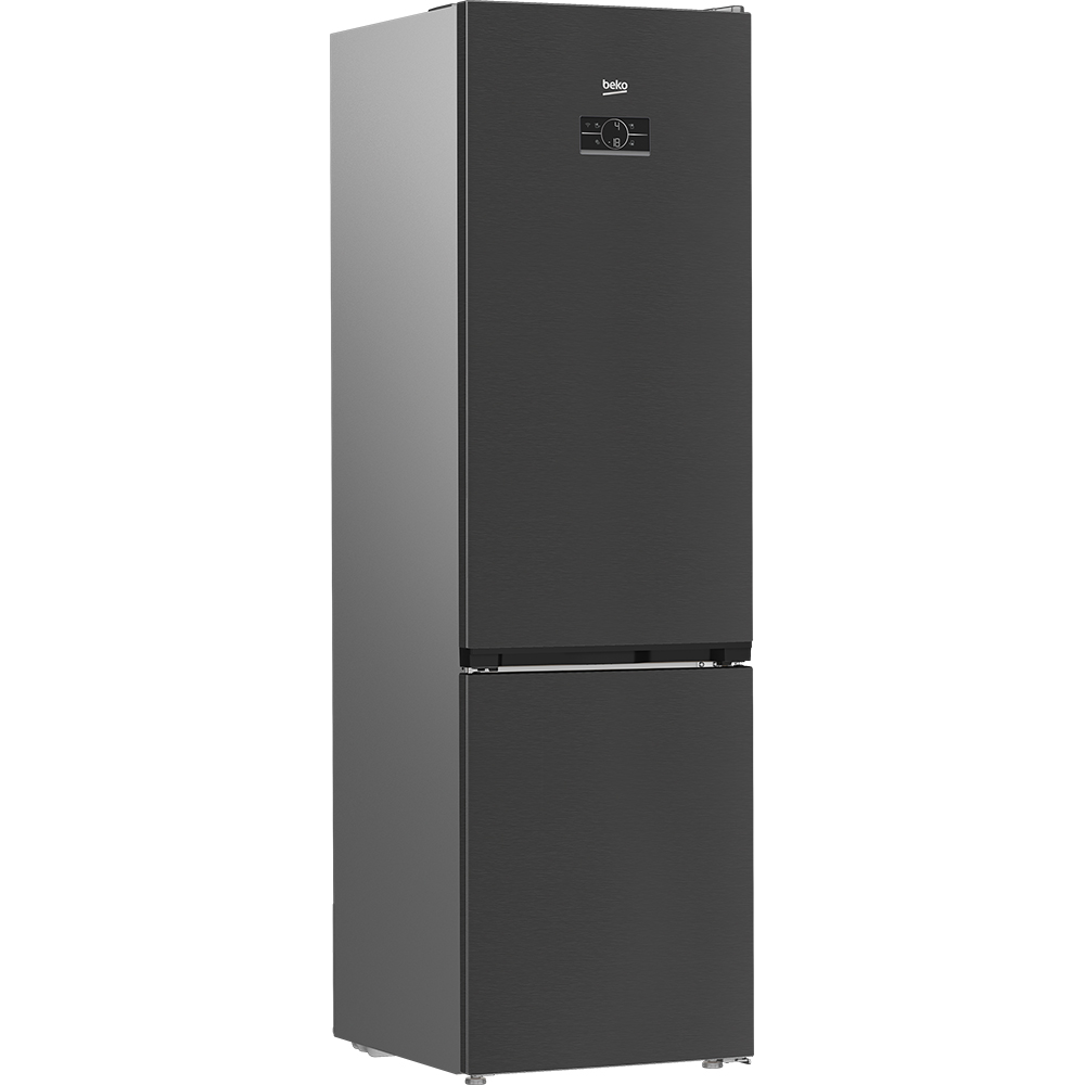 Combina frigorifica BEKO B3RCNA415HXBR, No Frost, 415 l, H 203.5 cm, Clasa D, dark inox