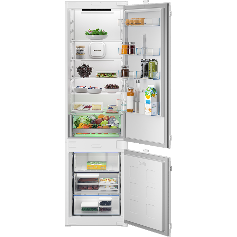 Combina frigorifica incorporabila BEKO B5BCNA325HS, No Frost, 300 l, H 193.5 cm, Clasa D