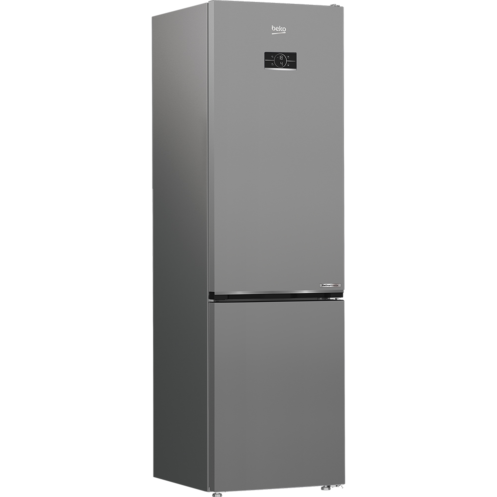 Combina frigorifica BEKO B5RCNA406HXB3, No Frost, 355 l, H 203.5 cm, Clasa C, argintiu