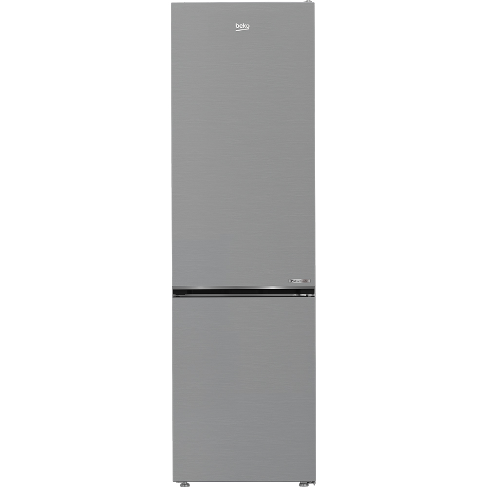 Combina frigorifica BEKO B7RCNA408HXP, No Frost, 355 l, H 203.5 cm, Clasa A, argintiu