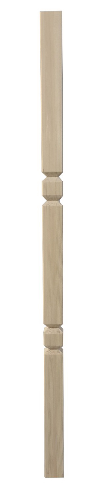Balustru strunjit brad, 75 x 4.3 x 4.3 cm