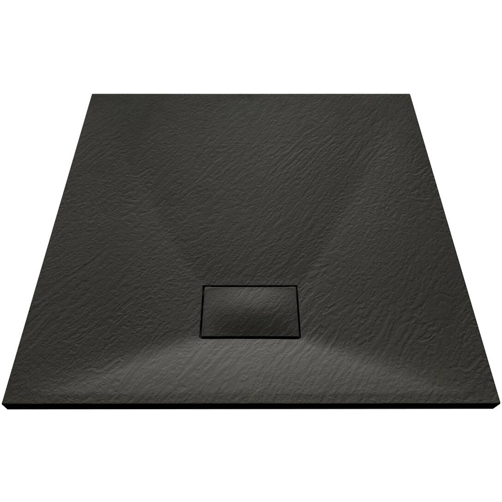 Cadita dus SANOTECHNIK 9090B, 90 x 90 cm, SMC, negru