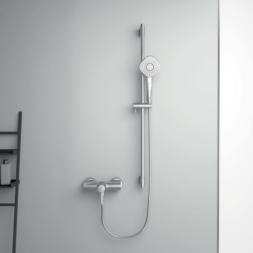 Baterie dus IDEAL STANDARD Ceraline BC200AA, alama sanitara, crom