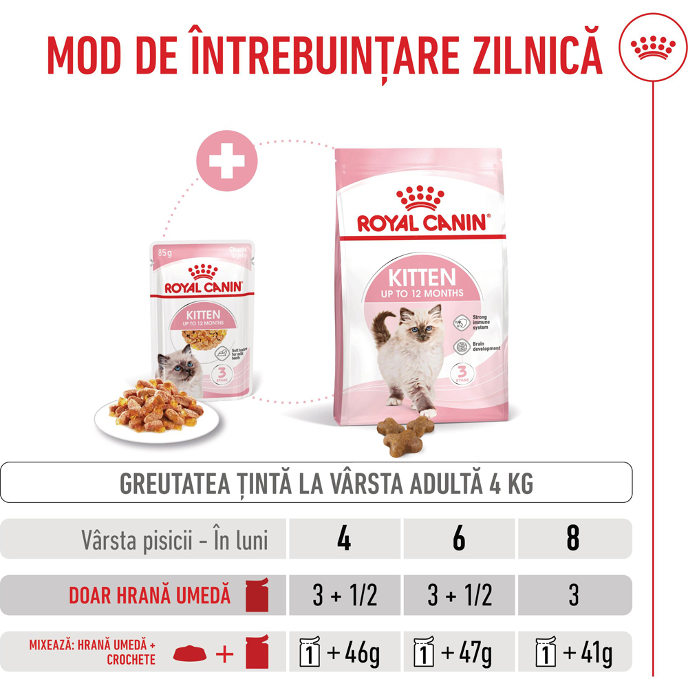 Hrana umeda pentru pisici ROYAL CANIN FHN Jelly, Adult, 85 g