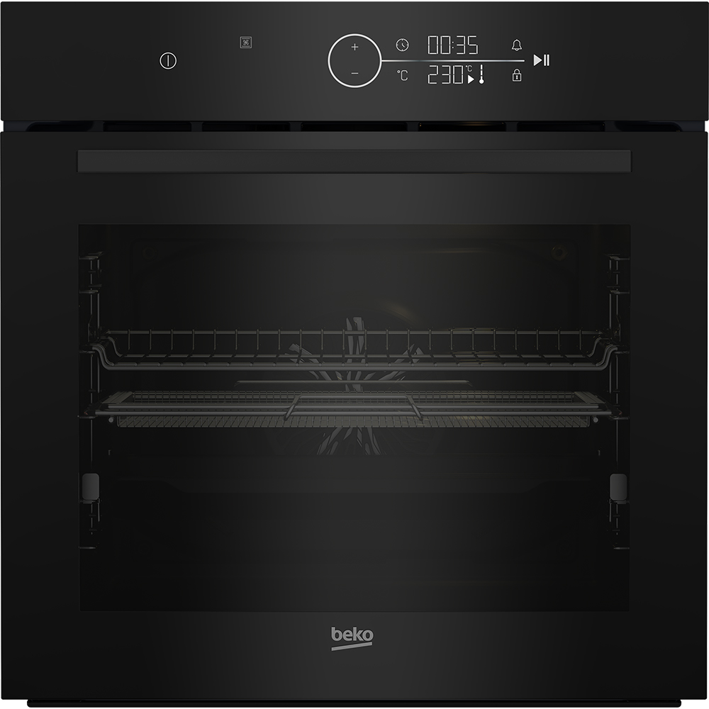 Cuptor incorporabil BEKO BCBIMA17400KSBS, Electric, Autocuratare SteamShine, 72 l, Clasa A+, negru