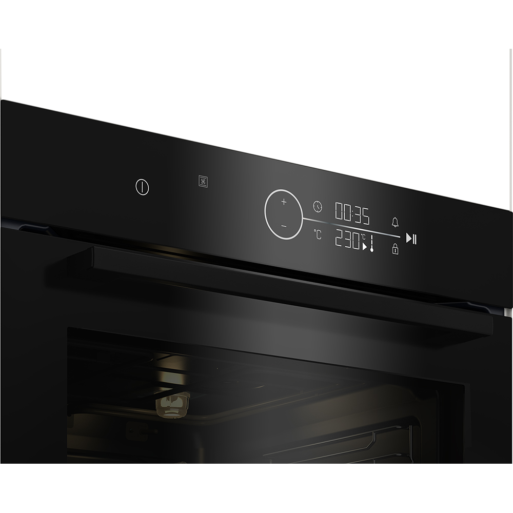 Cuptor incorporabil BEKO BCBIMA17400KSBS, Electric, Autocuratare SteamShine, 72 l, Clasa A+, negru