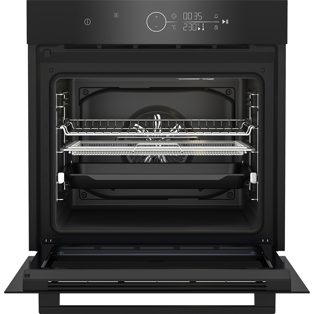 Cuptor incorporabil BEKO BCBIMA17400KSBS, Electric, Autocuratare SteamShine, 72 l, Clasa A+, negru