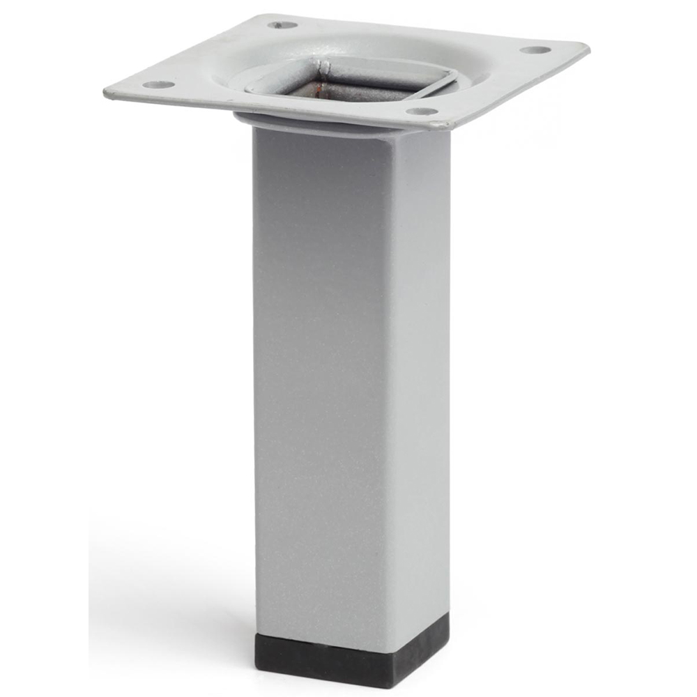 Picior mobila 112866, otel, 10 cm, gri