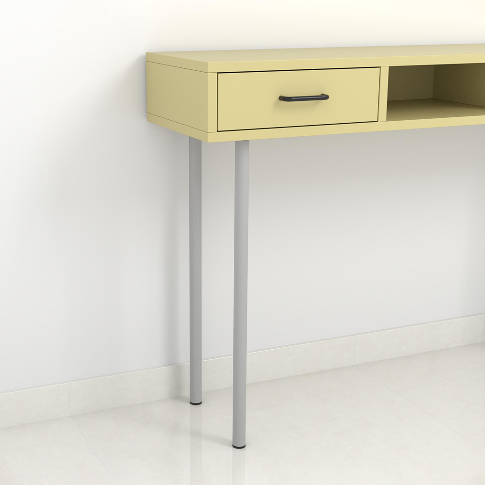 Picior mobila 112875, otel, 70 cm, gri