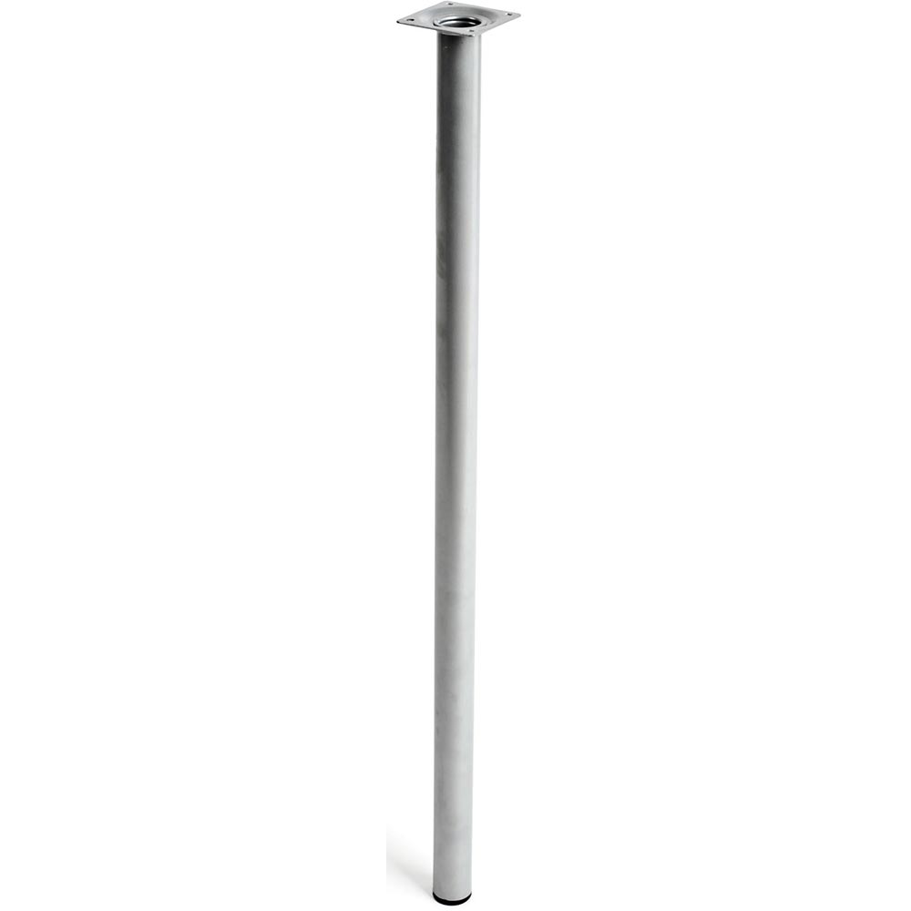 Picior mobila 112878, otel, 80 cm, gri