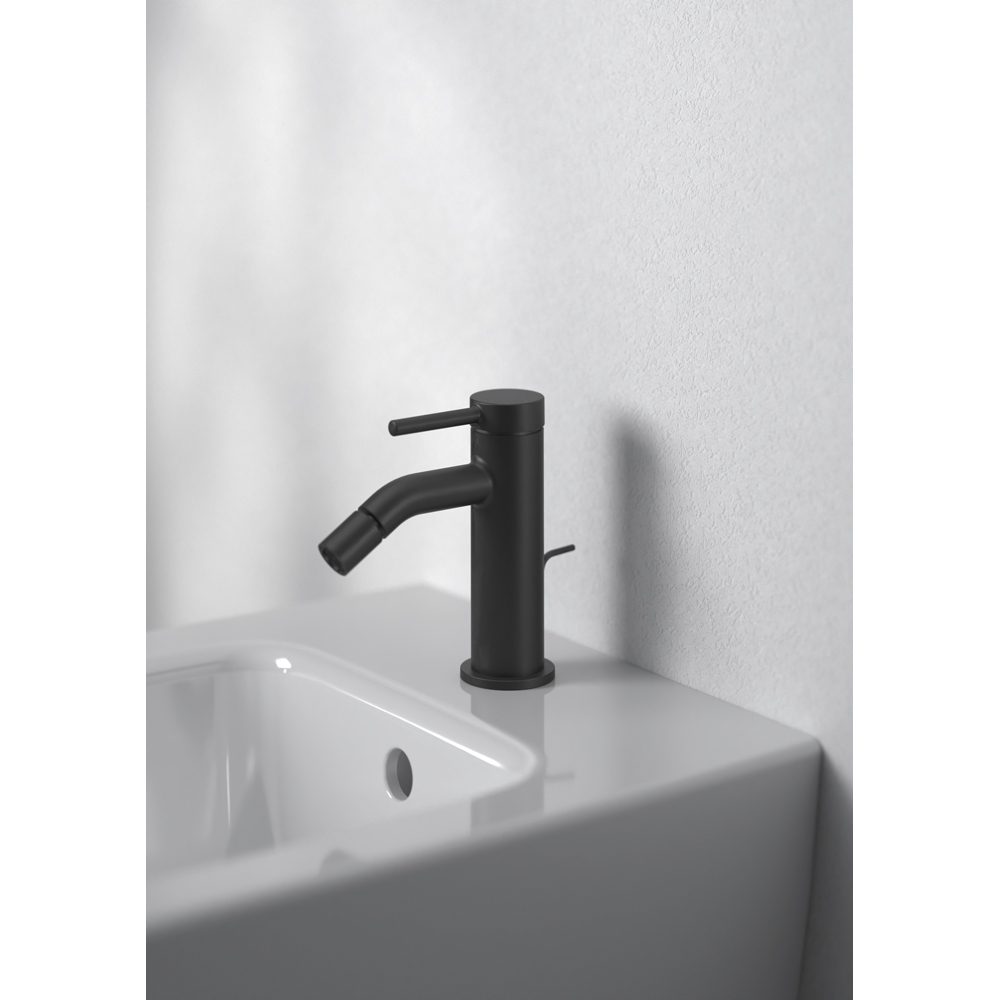 Baterie bideu IDEAL STANDARD Ceraline Nuovo BD765XG, alama sanitara, negru mat