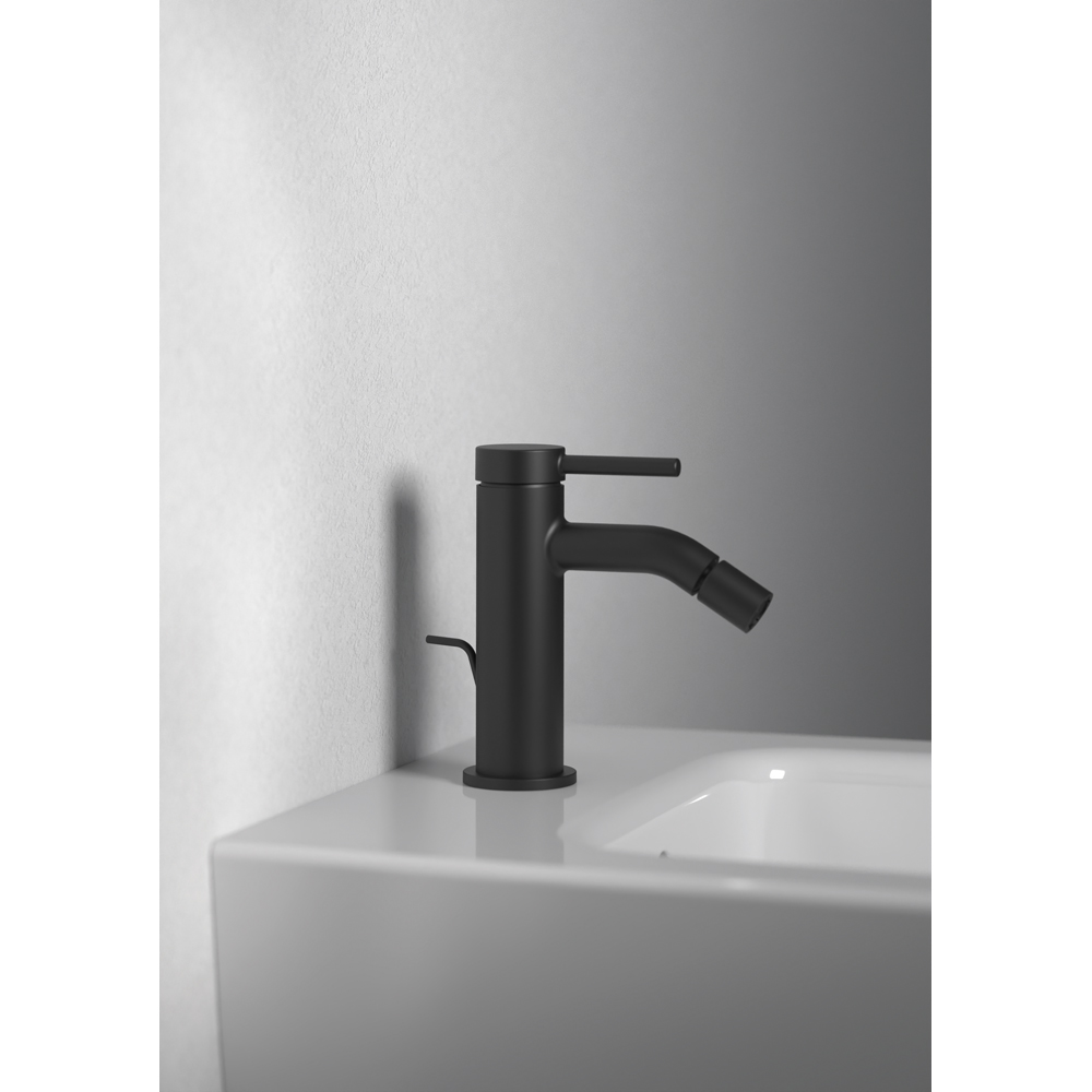 Baterie bideu IDEAL STANDARD Ceraline Nuovo BD765XG, alama sanitara, negru mat
