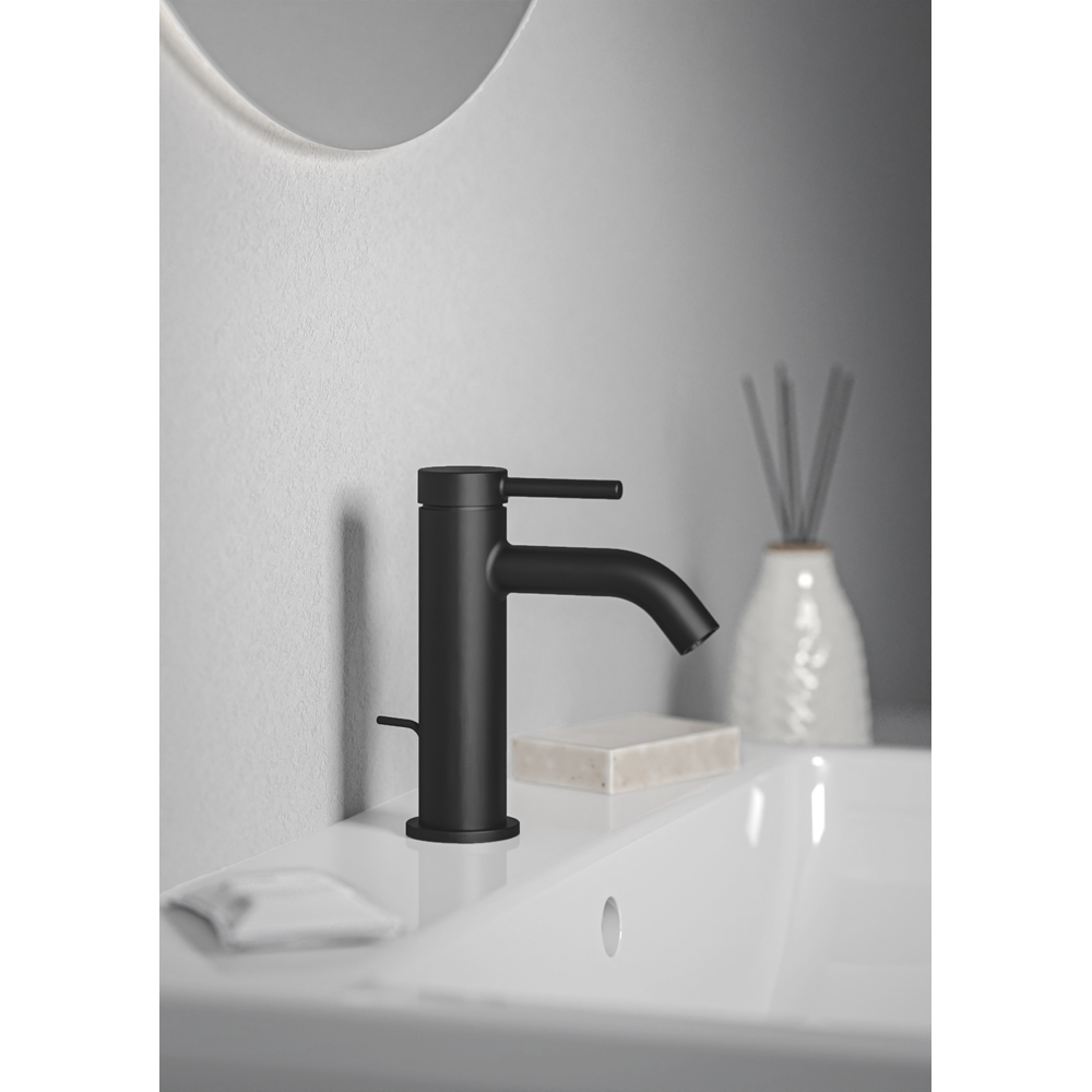 Baterie lavoar IDEAL STANDARD Ceraline Nuovo BD846XG, alama sanitara, negru mat