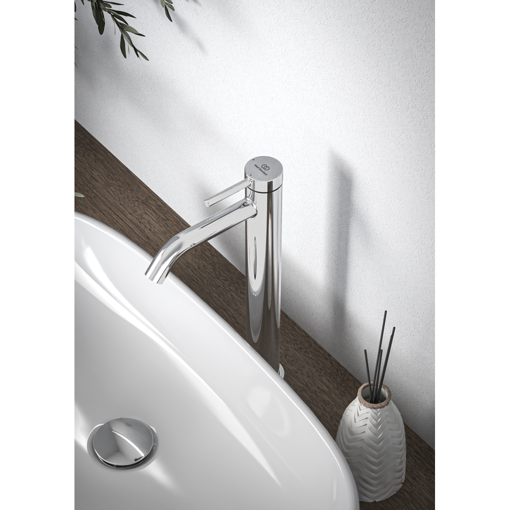 Baterie lavoar IDEAL STANDARD Ceraline Nuovo BD960AA, Pipa inalta, alama sanitara, crom